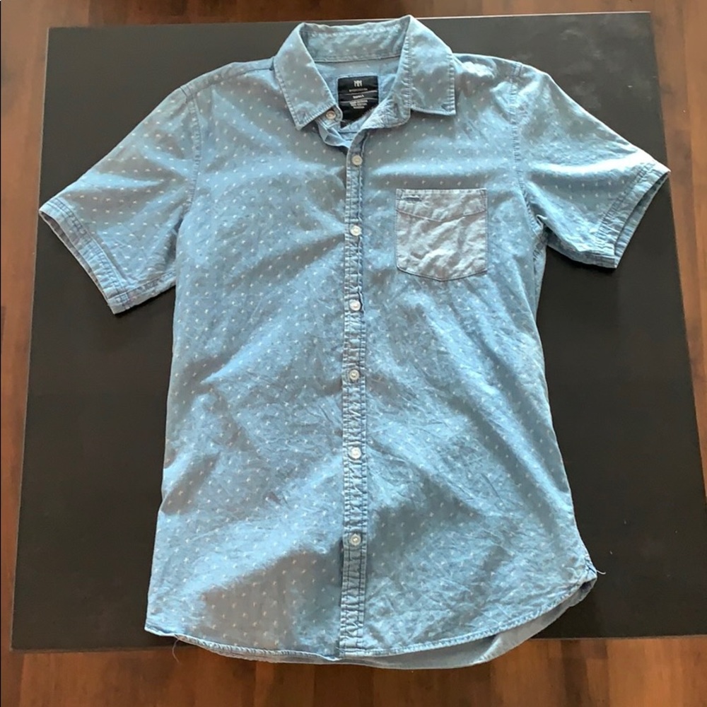 Short sleeved button down polo
